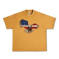 Peanut Butter 4th july eagle Urban Heavy Tee - MaliasSmallBusiness