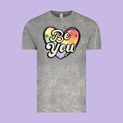 Be You Vintage Tee Designed By Maliassmallbusiness
