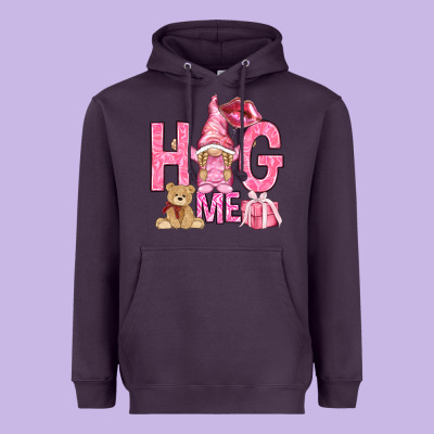 Hug Me With Gnome Hjf Heavyweight Hoodie Designed By Howdyjamesfarm