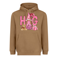 Toasted Coconut hug me with gnome hjf Heavyweight Hoodie - HowdyJamesFarm