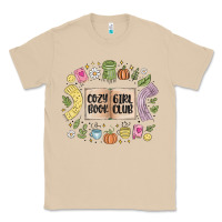 Mushroom cozy book girl club Classic Tee - MaliasSmallBusiness
