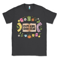 Smoke cozy book girl club Classic Tee - MaliasSmallBusiness