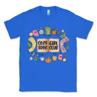 True Royal cozy book girl club Classic Tee - MaliasSmallBusiness