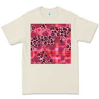 Bone valentines day roses leopard seamless pattern Premium Tee - JahusDesignShop