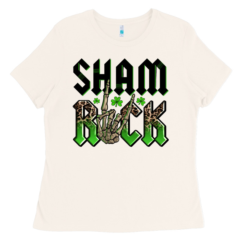 St. Patrick's Shamrock Ladies Tee by OliviaCreatesArt | Teevron