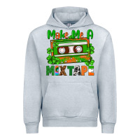 Heather Grey St. Patrick's Day make me a mixtape Urban Hoodie - FaDigitalArtStudio