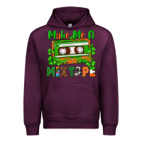 Mauve Wine St. Patrick's Day make me a mixtape Urban Hoodie - FaDigitalArtStudio