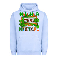 Pigment Grape Ice St. Patrick's Day make me a mixtape Urban Hoodie - FaDigitalArtStudio