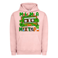 Pigment Salmon St. Patrick's Day make me a mixtape Urban Hoodie - FaDigitalArtStudio