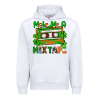 White St. Patrick's Day make me a mixtape Urban Hoodie - FaDigitalArtStudio