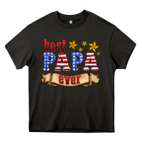 Asphalt best papa ever Heavy Core Tee - HRA Design Shop
