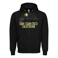 Black San Francisco California Zipper Hoodie - Bettercallsaul