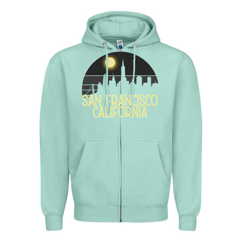 San Francisco California Zipper Hoodie by Bettercallsaul | Teevron