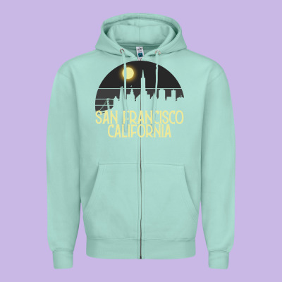 San Francisco California Zipper Hoodie Designed By Bettercallsaul