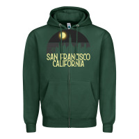 Sports Green San Francisco California Zipper Hoodie - Bettercallsaul