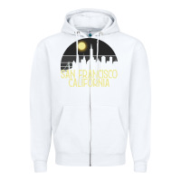 White San Francisco California Zipper Hoodie - Bettercallsaul