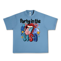 Pebble Blue party in the usa Urban Heavy Tee - MaliasSmallBusiness