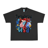 Pigment Black party in the usa Urban Heavy Tee - MaliasSmallBusiness