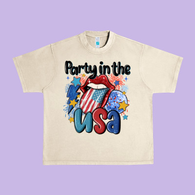 Party In The Usa Urban Heavy Tee Designed By Maliassmallbusiness