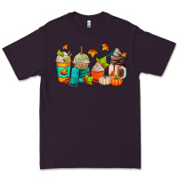 Plum fall coffee cups Premium Tee - AdoDesignShop