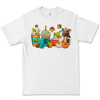 White fall coffee cups Premium Tee - AdoDesignShop