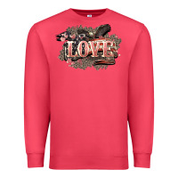 Cardinal Love America 4th of july Premium Sweatshirt - HowdyJamesFarm