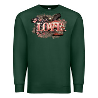 Sports Green Love America 4th of july Premium Sweatshirt - HowdyJamesFarm