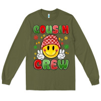 Army Green cousin crew Long Sleeve Tee - MaliasSmallBusiness
