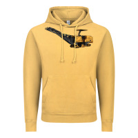 Vintage Mustard Cold Planer Vintage Hoodie - LillyAllenDesigns