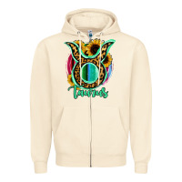 Sandshell Taurus Zodiac Zipper Hoodie - Bettercallsaul