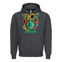Smoke Taurus Zodiac Zipper Hoodie - Bettercallsaul