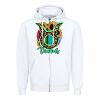 White Taurus Zodiac Zipper Hoodie - Bettercallsaul