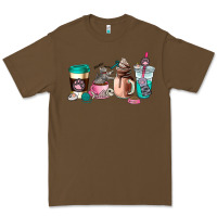 Cacao cat  coffee cup Premium Tee - AdoDesignShop