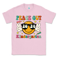 Bubblegum Pink peace out 2024 kindergarten Classic Tee - JahusDesignShop