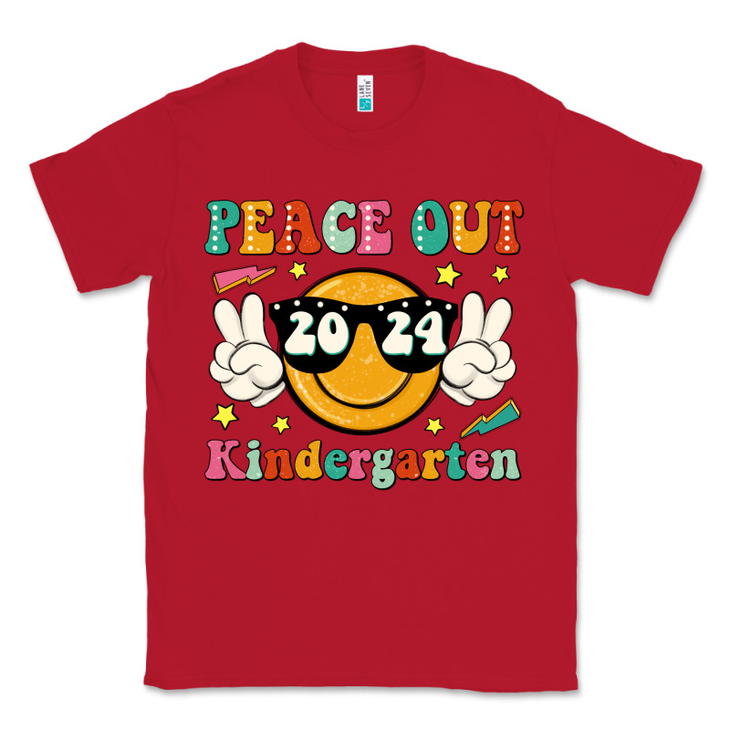 Peace Out 2024 Kindergarten Classic Tee by JahusDesignShop | Teevron