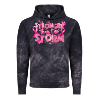 Cloud Black stronger than the storm breast cancer Vintage Hoodie - RanaPortraitStore