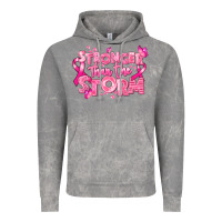 Cloud Rock stronger than the storm breast cancer Vintage Hoodie - RanaPortraitStore