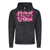 Vintage Black stronger than the storm breast cancer Vintage Hoodie - RanaPortraitStore