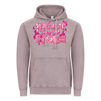 Vintage Zinc stronger than the storm breast cancer Vintage Hoodie - RanaPortraitStore