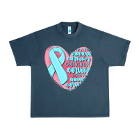 Midnight Navy survivor malia Urban Heavy Tee - MaliasSmallBusiness