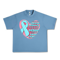 Pebble Blue survivor malia Urban Heavy Tee - MaliasSmallBusiness