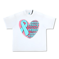 White survivor malia Urban Heavy Tee - MaliasSmallBusiness