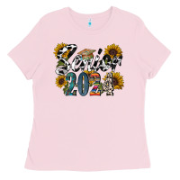 Bubblegum Pink senior 2024 Ladies Tee - RacoonDesign