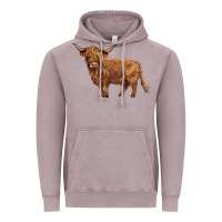Highland Cow Vintage Hoodie | Teevron