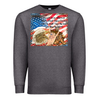 Charcoal Heather god bless the usa Premium Sweatshirt - TumblerDesignByShophia