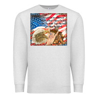 Oatmeal Heather god bless the usa Premium Sweatshirt - TumblerDesignByShophia