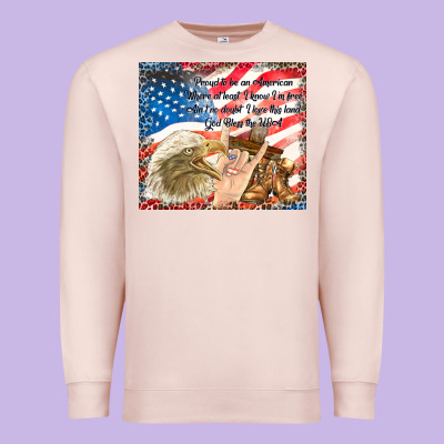God Bless The Usa Premium Sweatshirt Designed By Tumblerdesignbyshophia