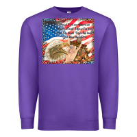 Purple god bless the usa Premium Sweatshirt - TumblerDesignByShophia