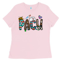 Bubblegum Pink pacu Ladies Tee - CowhideDigitalArt
