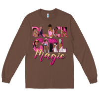 Chestnut black girl magic Long Sleeve Tee - NancyCooperArtShop
